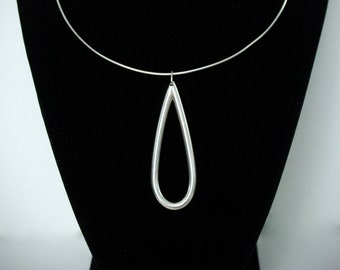 Sterling Silver Teardrop Pendant