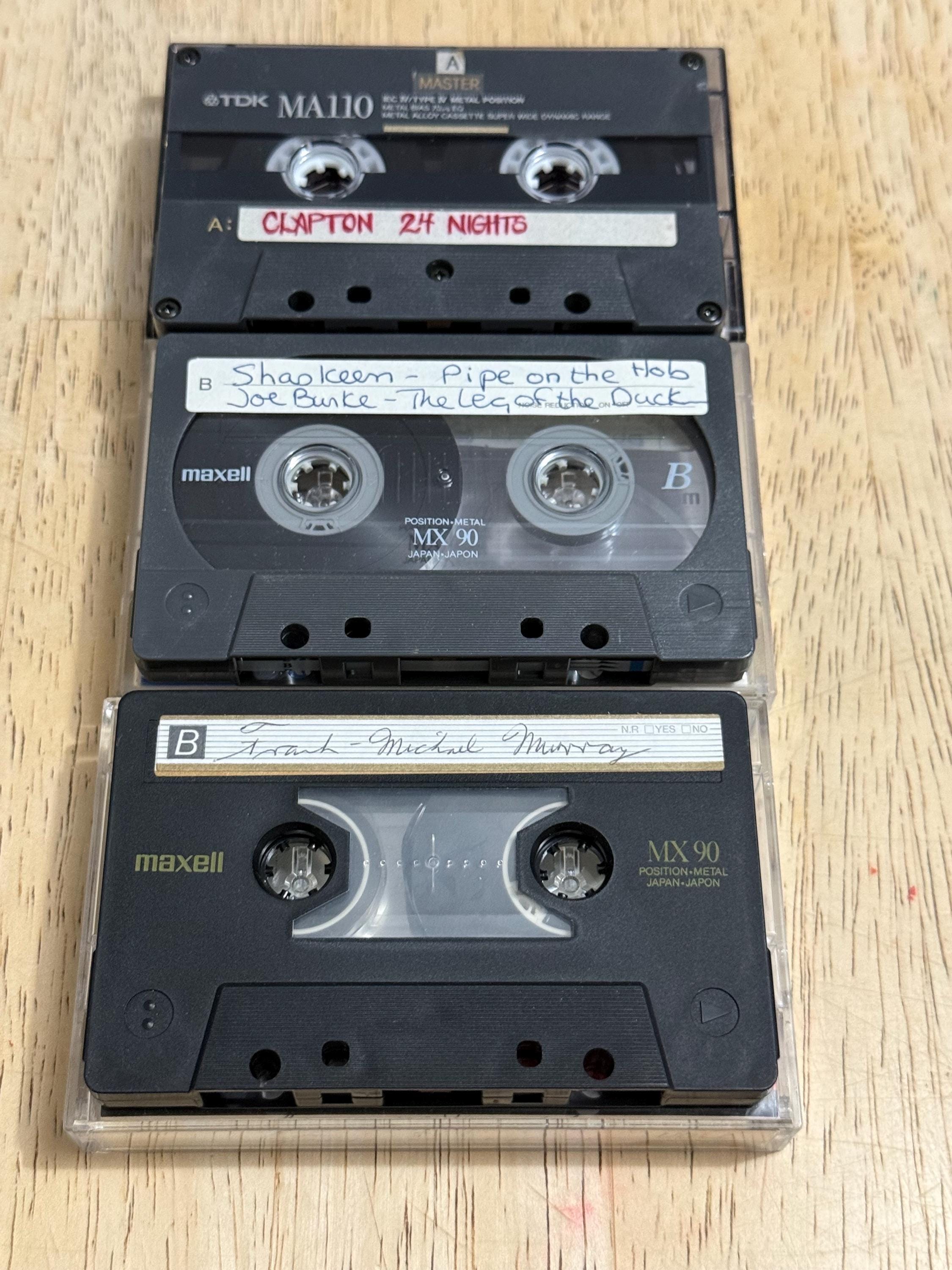 maxell.SONY.TDK、メタルカセットテープ Lot of 3 Used Maxell TDK Type IV Metal Cassette Tapes (2x 90 Min