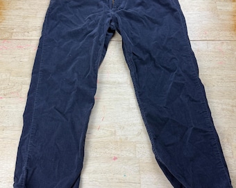 Vintage Gap Blue Jeans No 8 Relaxed Men's Corduroy Pants 36x30 (Measure 34x29).