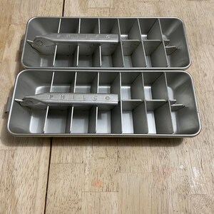 Vintage Set of Three Metal Ice Cube Tray Mold General Electric GE Mini –  Shop Cool Vintage Decor