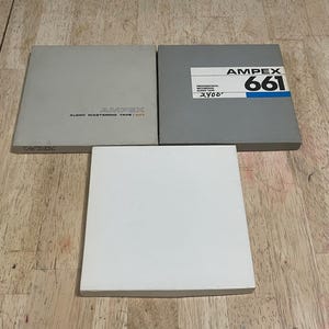 3 Stück Gebrauchtes Ampex 661 407 Professionelles Aufnahmeband Reel To Reel Tape 1800 2400 ft.