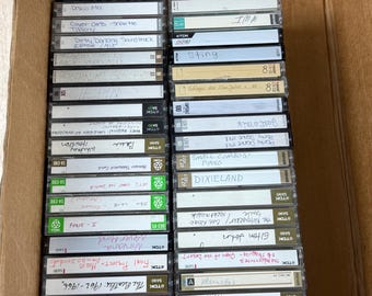 Lot of 15 Used High Bias Type II Cassette Tapes: Mostly TDK Maxell Sony