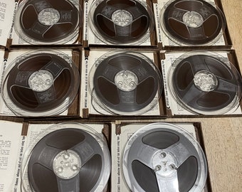 Set aus 8 gebrauchten Scotch 3M 7 ""Reel-to-Reel Tapes."