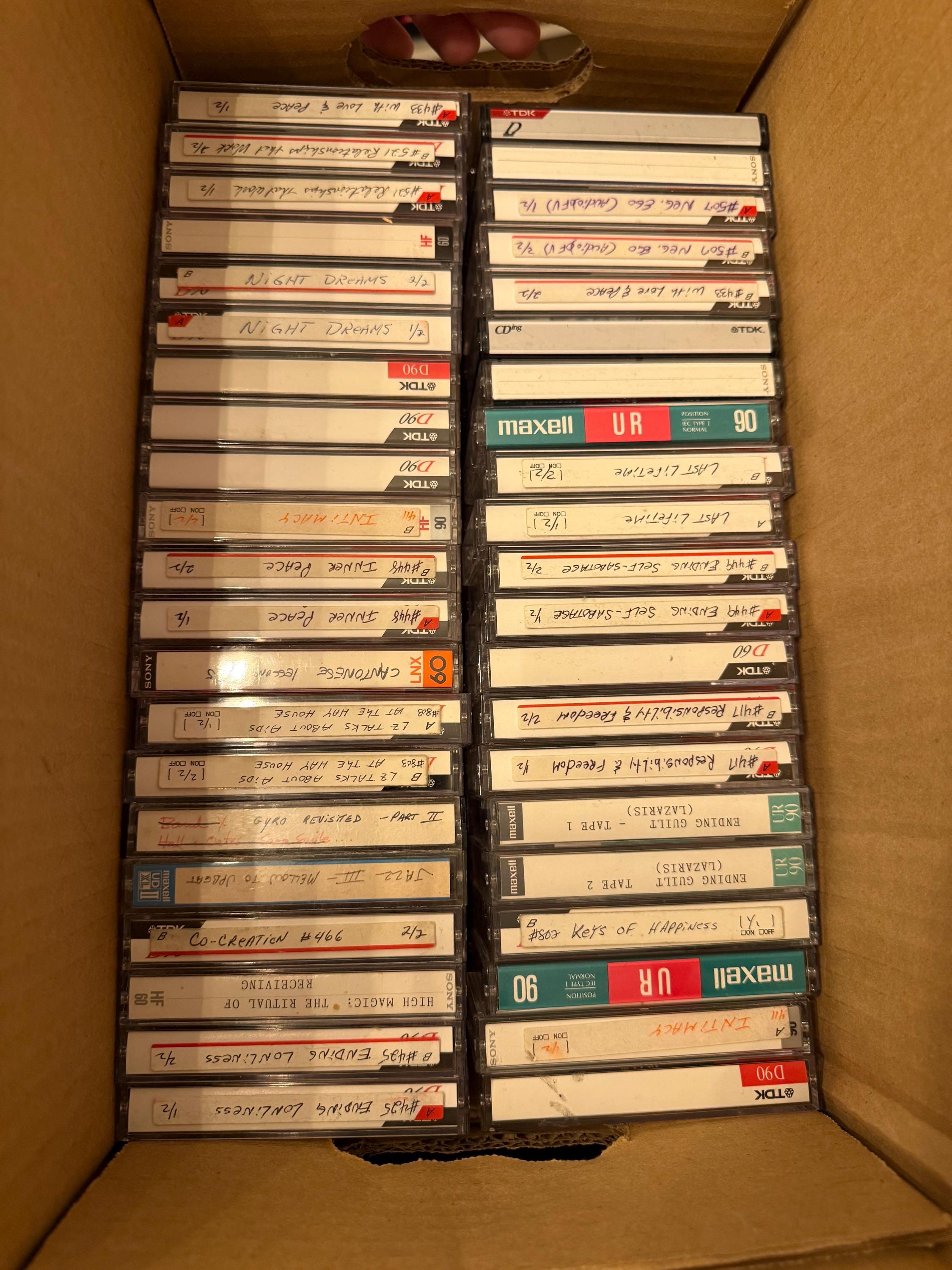 Lot De 5 Cassettes Audio Scellées TDK MAXELL
