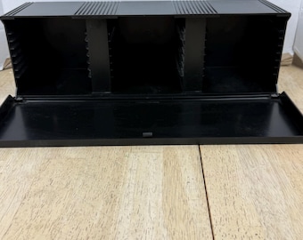 Case Logic CD Storage 30 Disc Case Holder Wall Mountable with Drop Down Door.