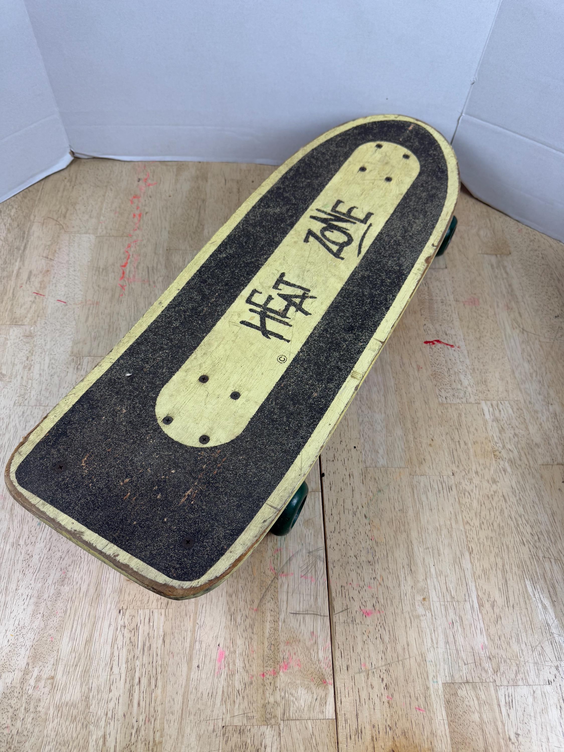 Vintage 1980's Radical Nash Heat Zone Yellow / Green XR-2 Trucks
