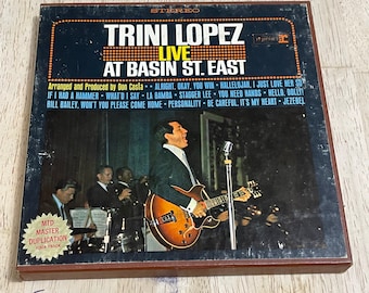 Trini Lopez Live at Basin St East Bande bobine à bobine - 4 pistes 7 1/2 IPS.