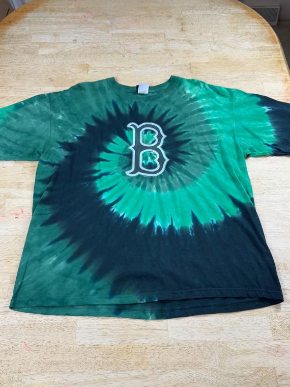 boston red sox tie dye shirt