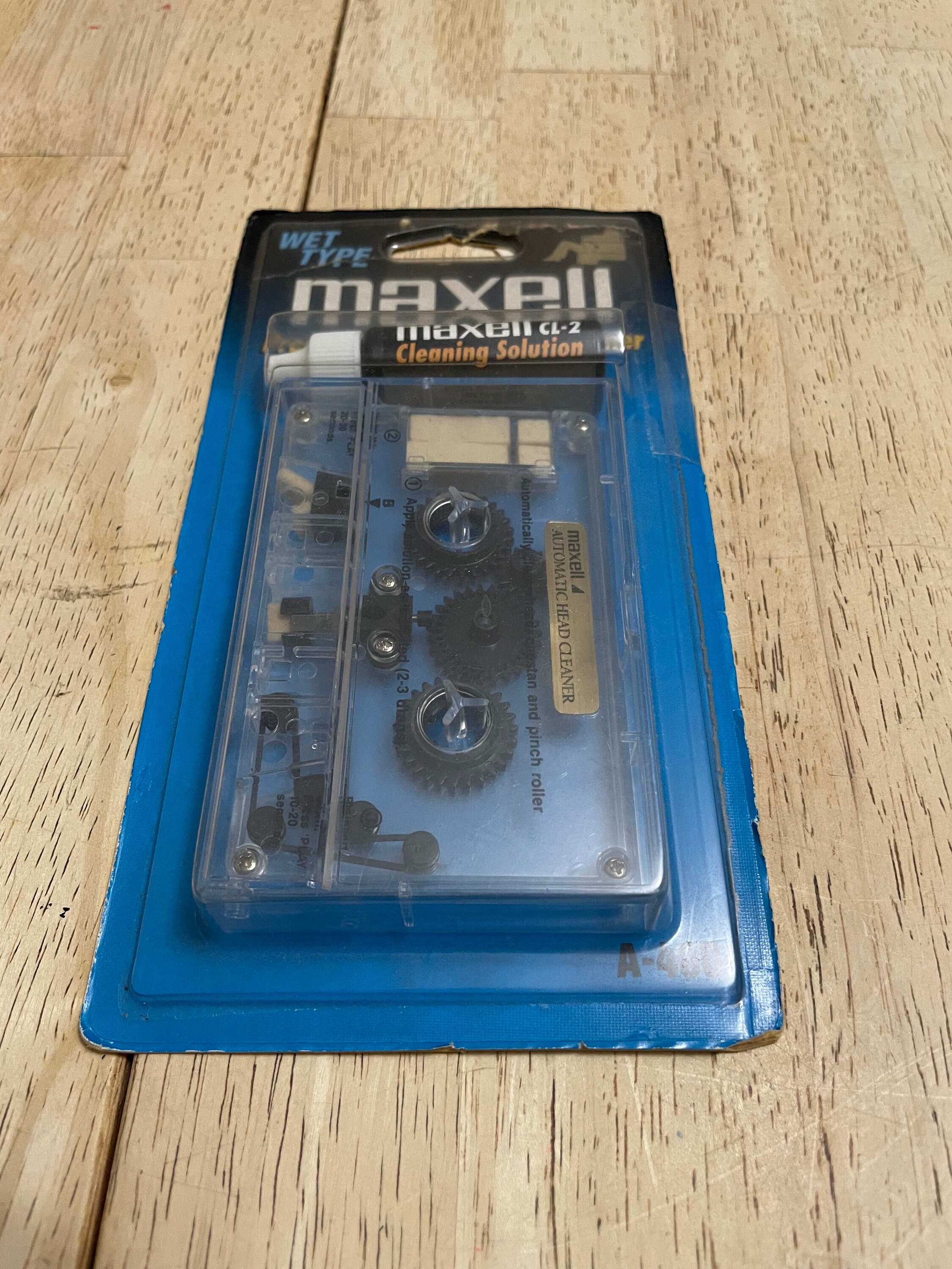 Maxell Premium Audio Cassette Head Cleaner Wet Type A-400 Kit - Etsy