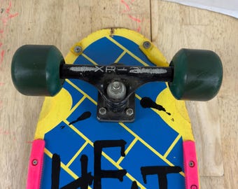 Vintage 1980's Radical Nash Heat Zone Yellow / Green XR-2 Trucks
