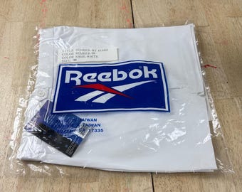 Vintage Reebok Tennis Shorts Size 36” NWT Brand New Stripe White Golf Tennis 90s.