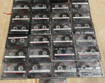 Énorme lot de 42 cassettes Sony HF90 / HF60 Min d'occasion, vendues vierges enregistrables.