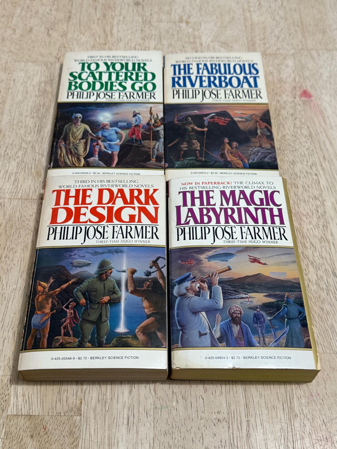 Philip Jose Farmer - Riverworld Series Lot of 4 Paperback Books Bodies ...