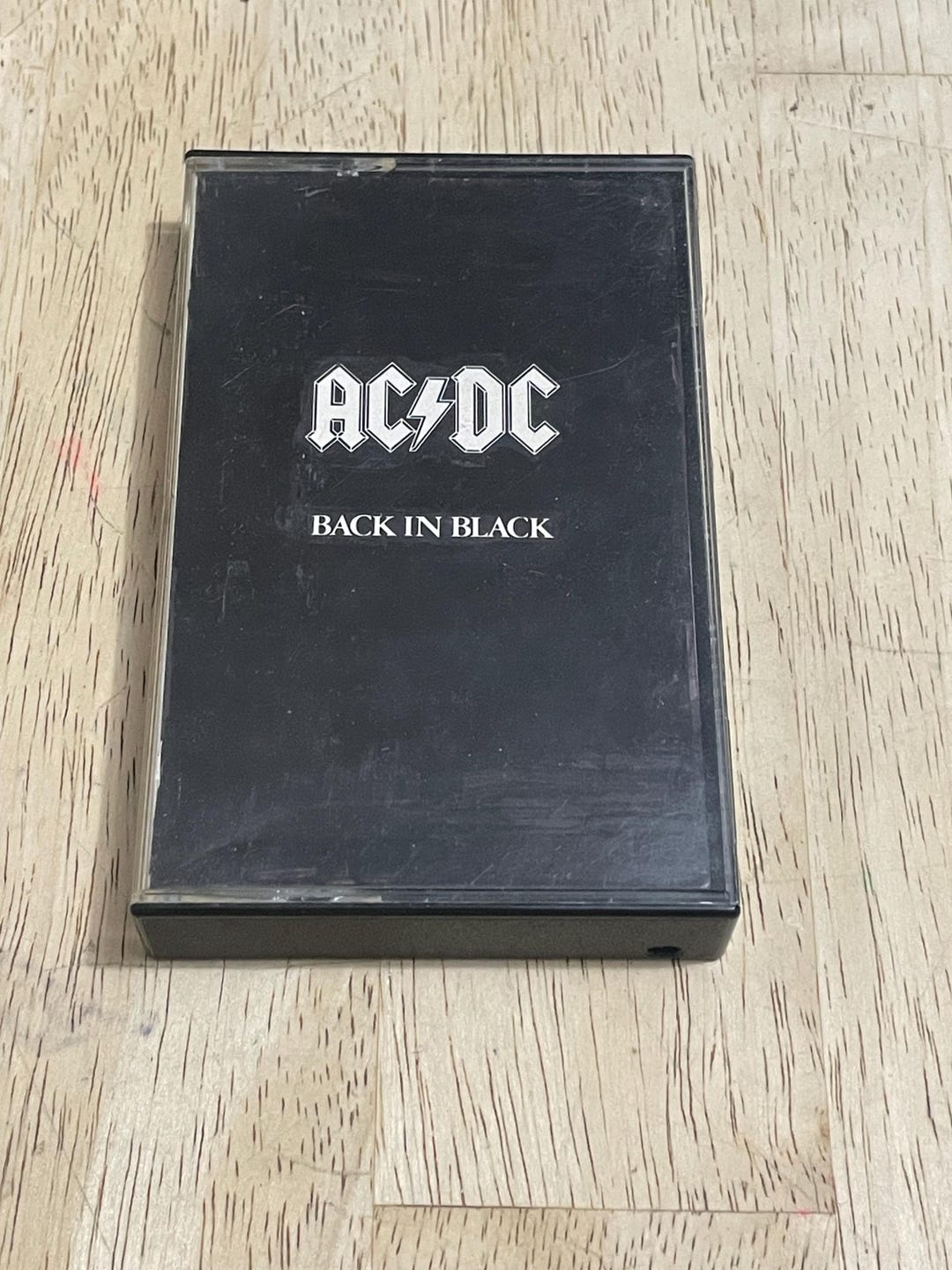AC/DC - Back in Black Cassette Tape 1980 Atlantic Records - CS 16018 ...