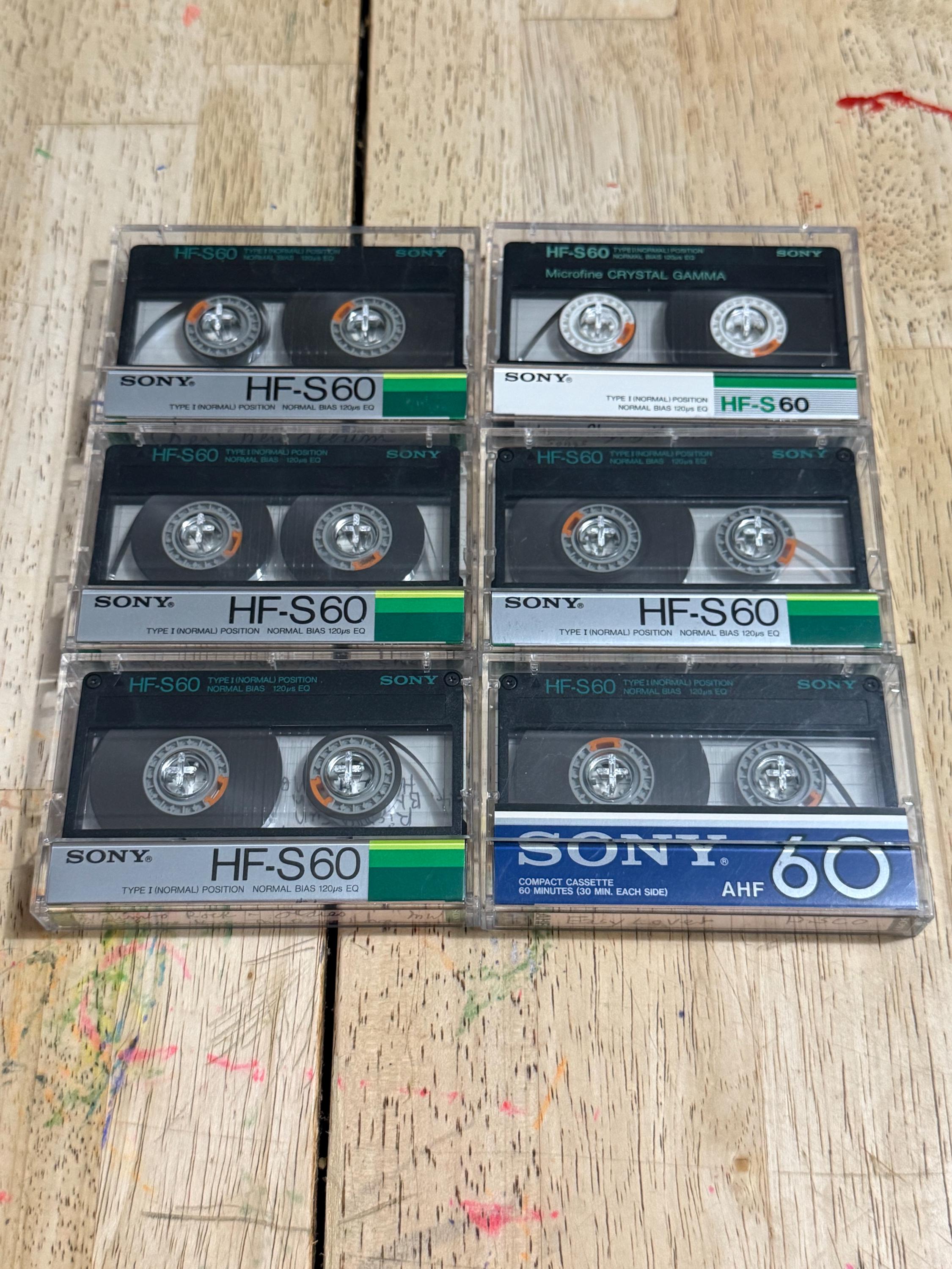 Sony HF 90 60 Lot de 9 cassettes audio à polarisation normale utilisée - France