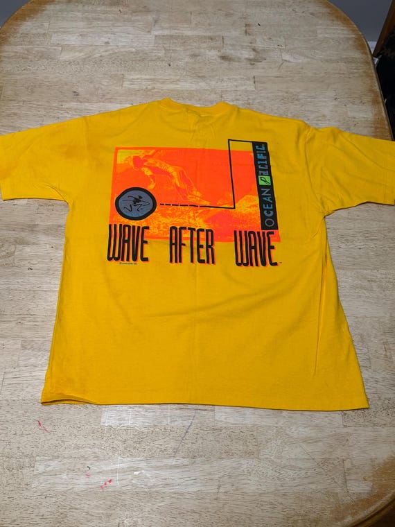 OCEAN PACIFIC(OP)◇80s/両面/Tシャツ/XL/コットン/BLU