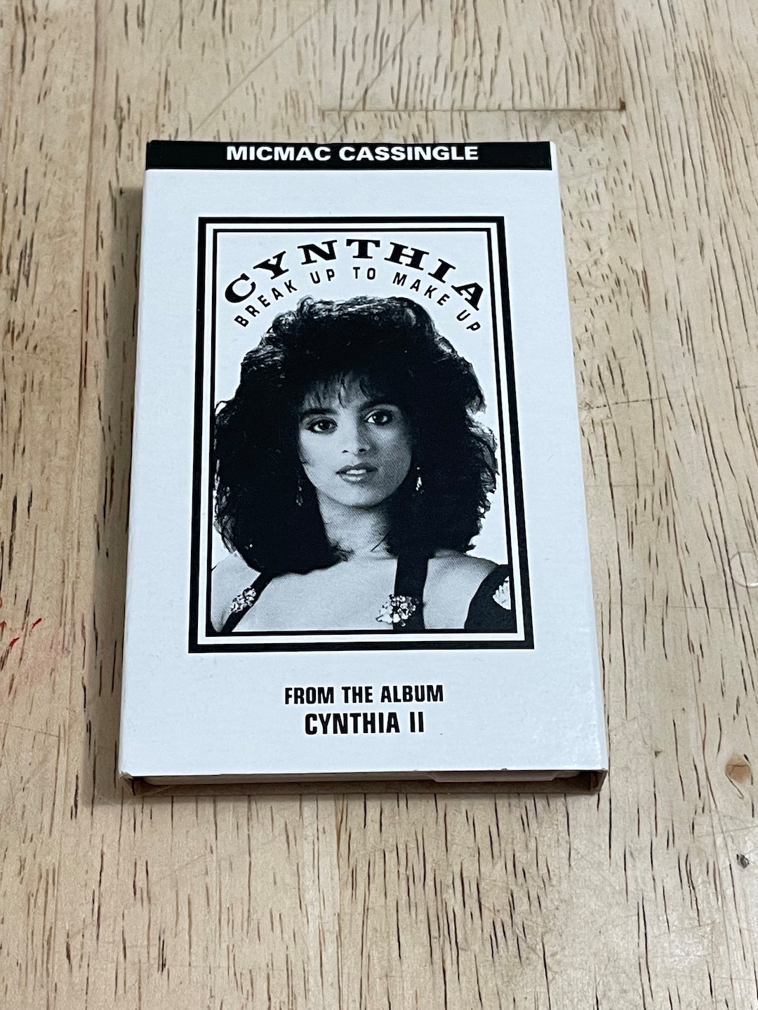 Cynthia - Break up to Make up Cassette Tape Single 1991 Micmac