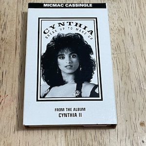 Cynthia - Break Up To Make Up Cassette Tape Single 1991 Micmac Cassingle 3558.