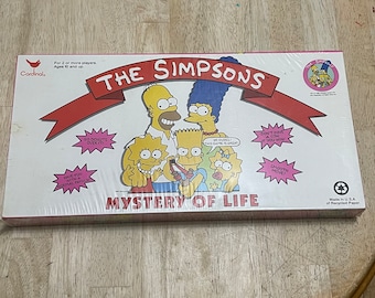 Les Simpsons : Le mystère de la vie Jeu de société Cardinal 1990 Neuf dans la boîte 4300.