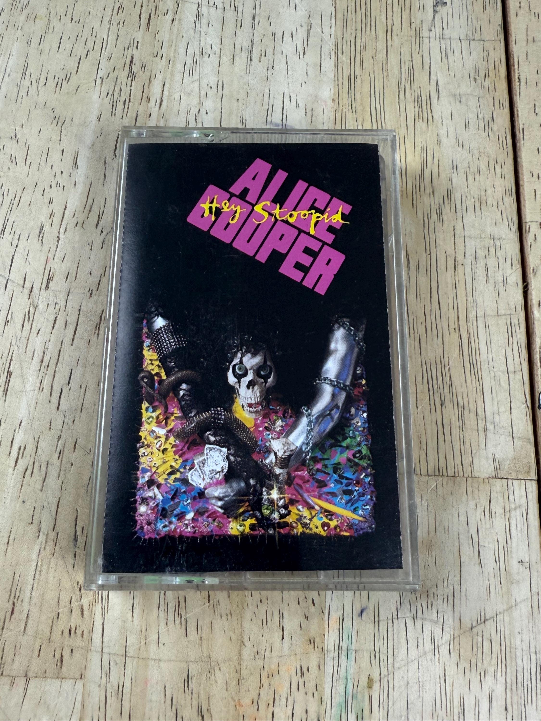 Alice Cooper - Hey Stoopid Cassette Tape 1991 1st US Release