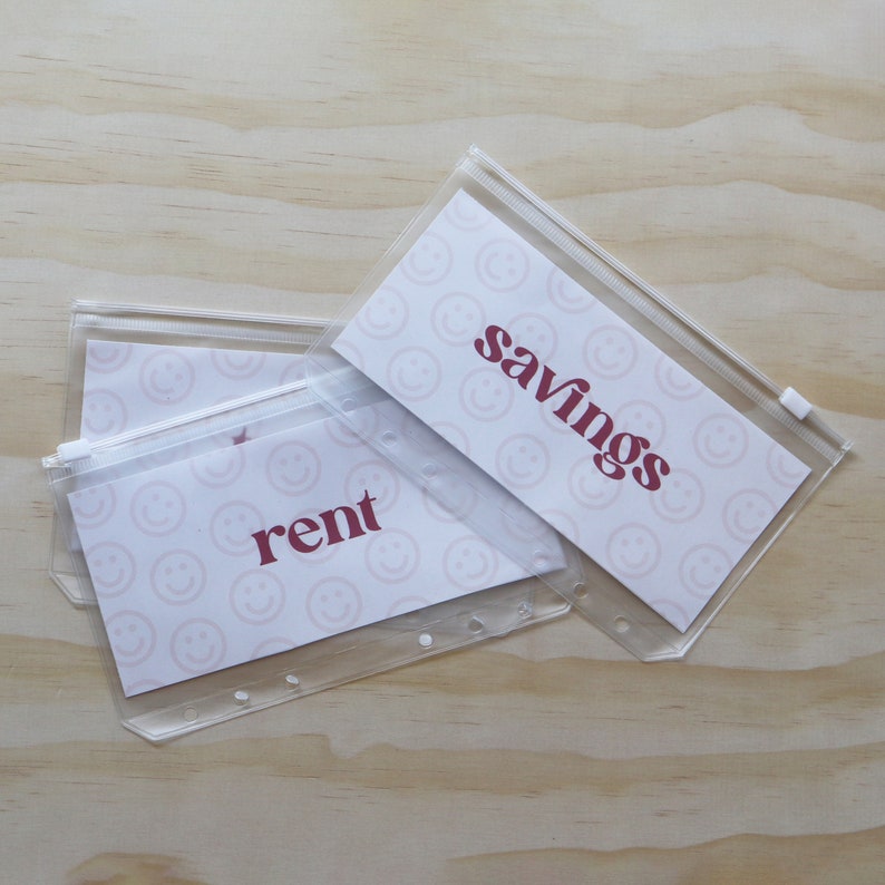 Editable Budget Binder Insert Templates, Printable, Savings Tracker