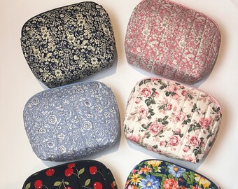 Quilted Cosmetic Wash Bag