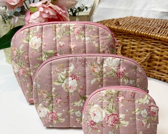 Quilted Bag Cosmetic Wash bag & Coin purse