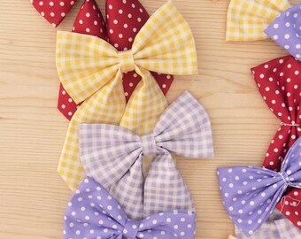 Bow Hair Clip with tail