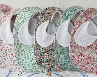 Baby Bibs with Peter pan collar