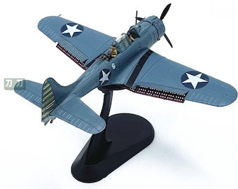 Schaal 1:72 SBD Dauntless Dive Bomber Model, WLTK-beeldje van gelegeerd vliegtuig
