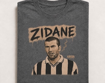Zidane 90s Soccer Culture Graphic Tee