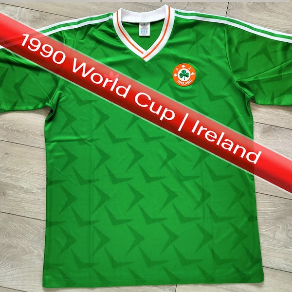 Republic of Ireland 1990 World Cup Irish Football Shirt Soccer Jersey