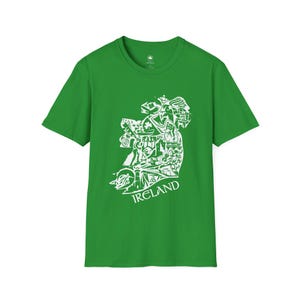 Authentisches irisches Tshirt, Irland Grafik-T-Shirt, St. Patricks Day, Reise-T-Shirt, Geschenk für Freund, St. Patrick&#39;s Day, Sommerferien T-Shirt