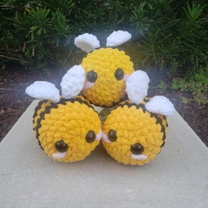 Bumblebee Crocheted Stuffed animal/Plushie/handmade/customizable
