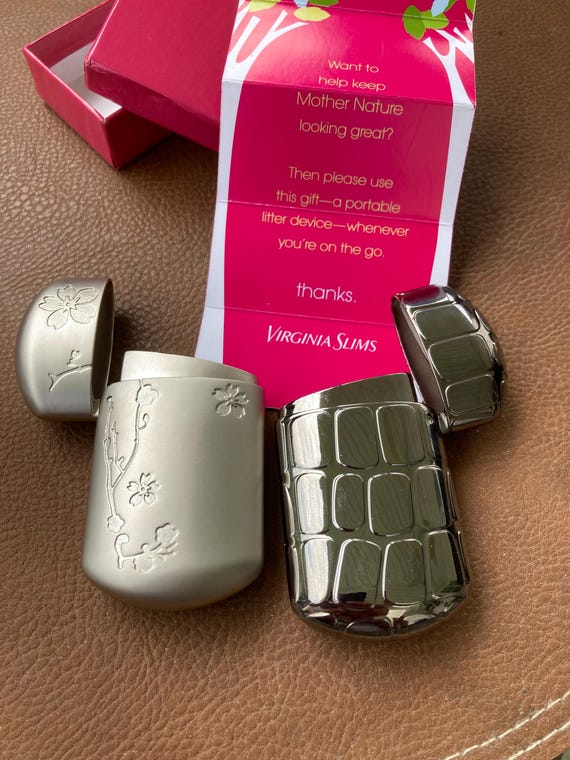 cigarette stub holder Jeuristic Ashtrays for Cigarettes Portable Pocket Ashtray Stainless steel. Stainless Steel Car Ashtray Smokeless