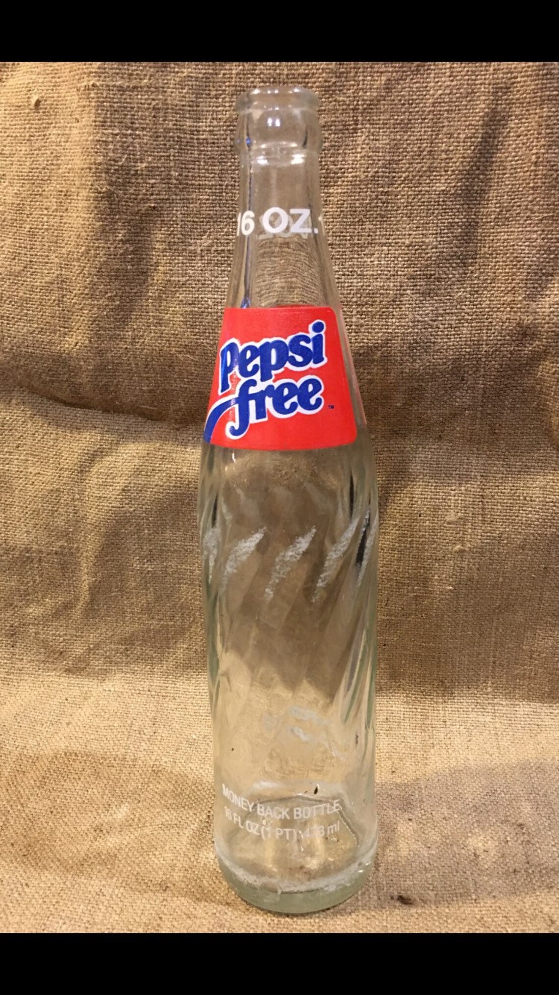 1982 Pepsi Free Bottle | Etsy
