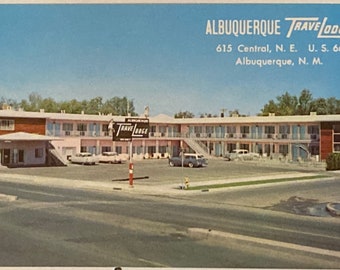 Four Travel Lodge, postcards