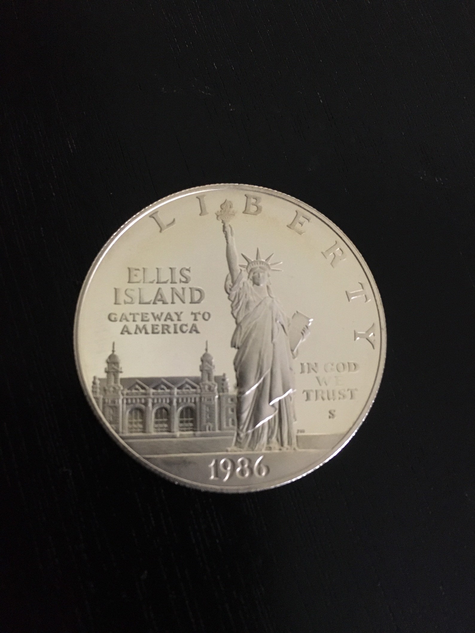 1986 Uncirculated Lady Liberty Silver Dollar Etsy
