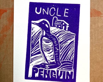 uncle penguin print