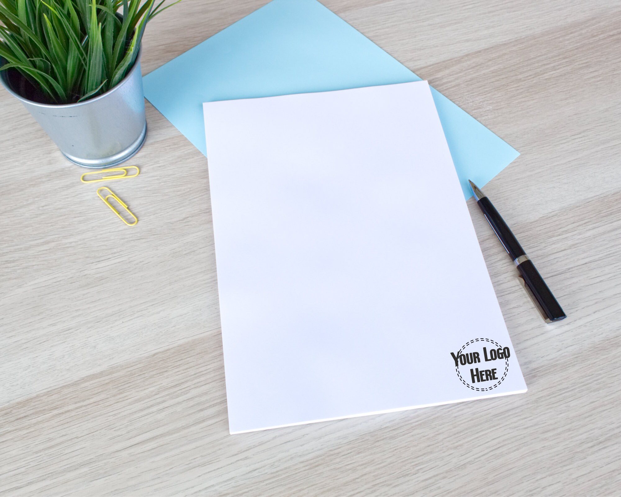 A4 or A5 Logo Notepad, Personalised Business Stationery, Thank You ...