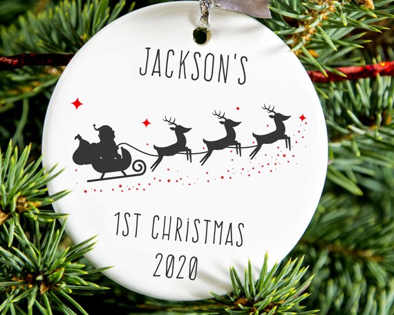 Personalised First Christmas As Family Xmas Tree Decoration Bauble Parents Gift Personalised First Christmas As Family Xmas Tree Decoration Bauble Parents Gift