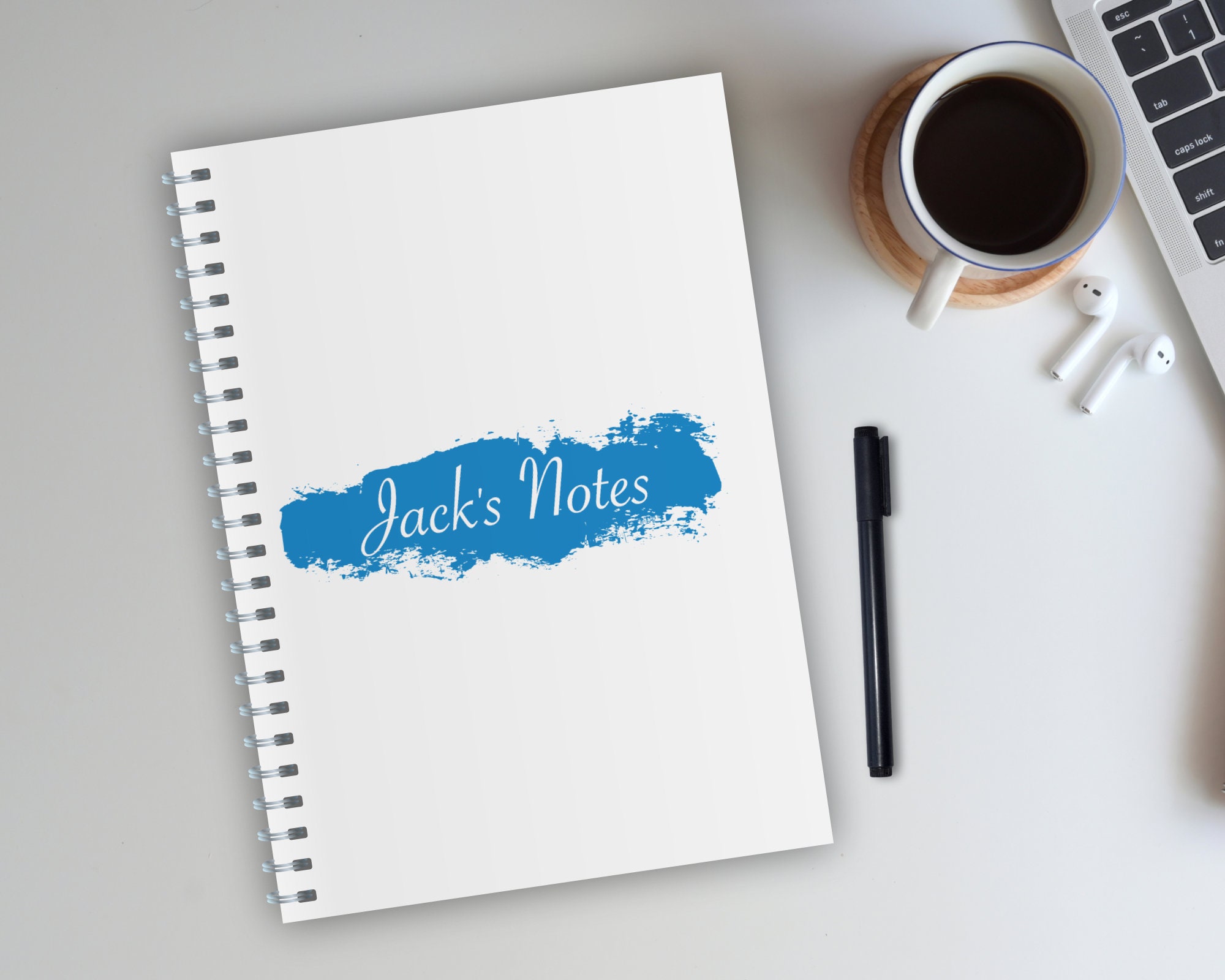 Personalised Wire Bound Notebook Notepad Daily Organiser Etsy