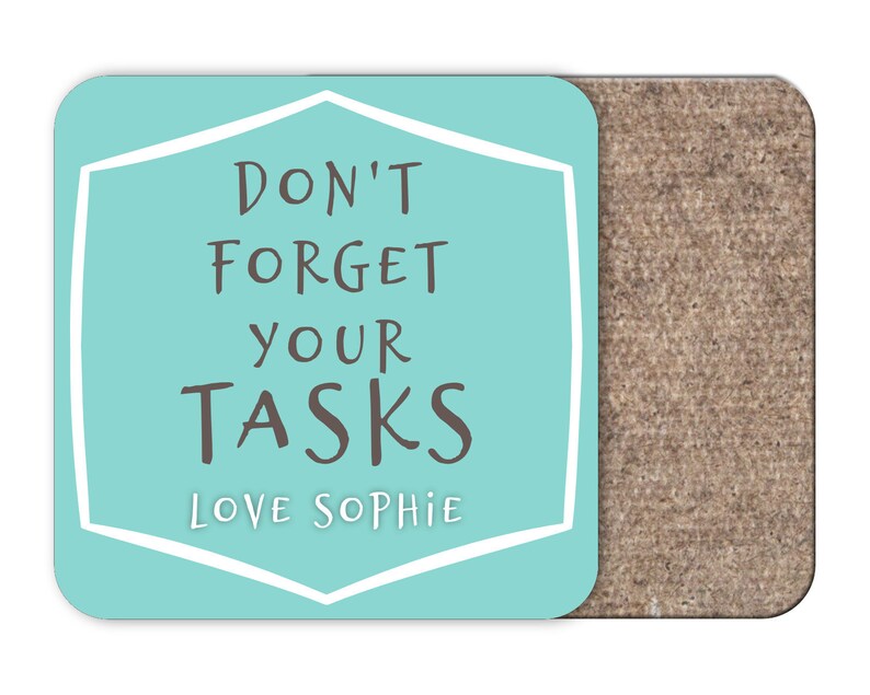 A5 tear off pad Father/'s day gift set Dad/'s tasks gift set To Do List Notepad Notepad and coaster set Father/'s Day Notepad