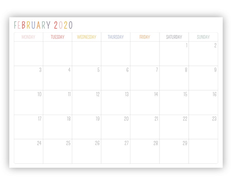 2021-2022-monthly-calendar-notepad-a4-tearable-notepad-etsy
