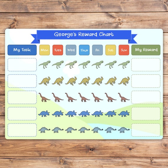 Free Dinosaur Reward Chart