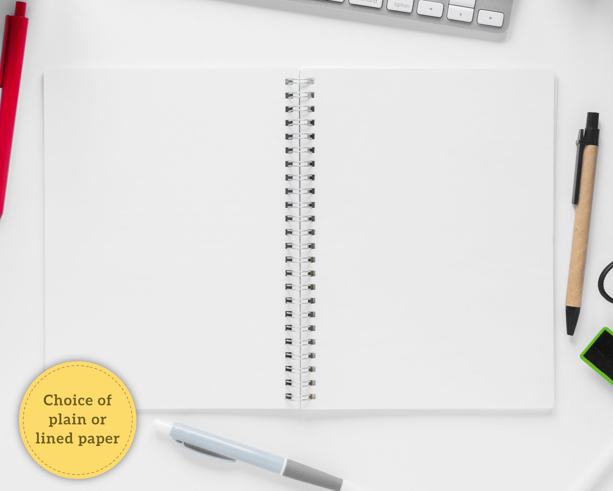 Personalised Wire Bound Notebook Notepad Daily Organiser Etsy