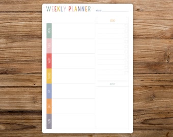 Personalised Dry Wipe A4 Whiteboard Weekly Planner Board To Do List Notes