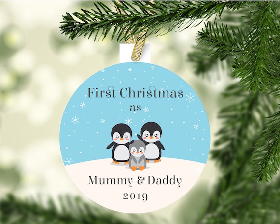 XMAS Decoration Gift Bauble Family Personalised Christmas Grandparents
