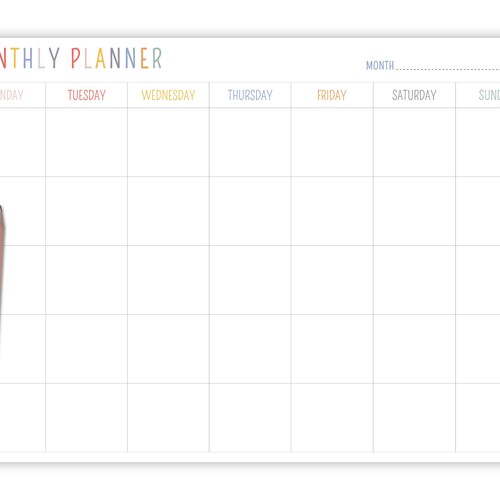 Weekly Planner Pad A4 Calendar Organiser Notepad Etsy