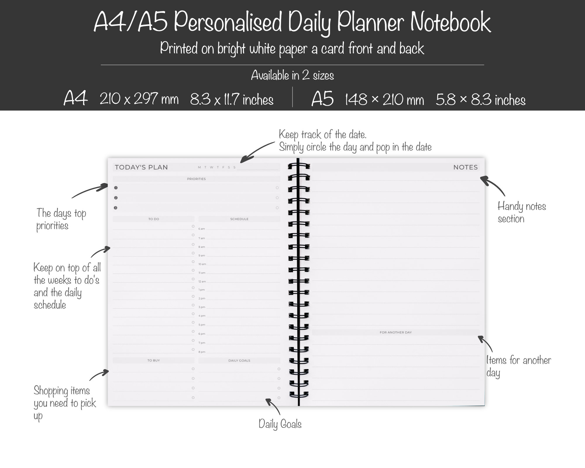 Pin op Planner Daily Organizer